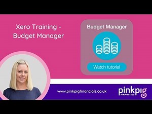 Xero Training - Budget Manager