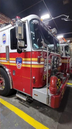FDNY (Fire Department New York) Engine 54, Ladder 4, and Spare Engine 505 walk-around. 6_11_2025