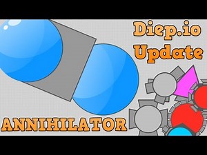 NEW DIEP.IO ANNIHILATOR TANK!! // vs Bosses, Mothership, and Dominators