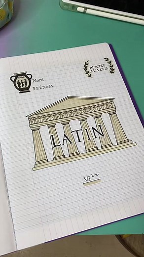 Page de Garde Latin - Idées créatives pour la Rentrée 2022