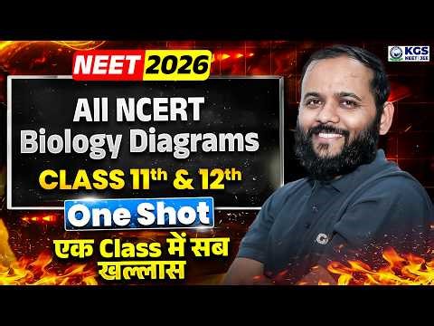 All NCERT Class 11th & 12th Diagrams | by Sapiens Sir | NEET 2026 | KGS NEET