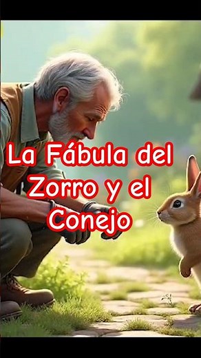 La Fábula del Zorro y el Conejo #history #historias #tales #fábula #relatosparanodormir #relatos