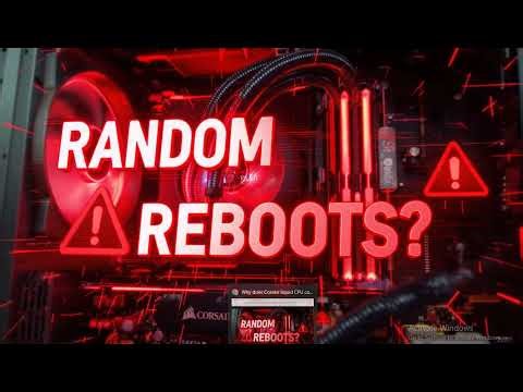 Why does Corsair liquid CPU cooler randomly reboot PC before failure