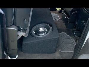 JL audio tw3 ported box build
