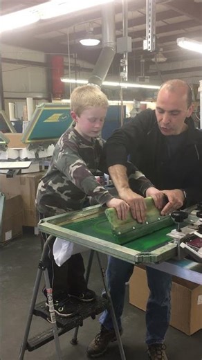 Titus Learns How to Silk Screen