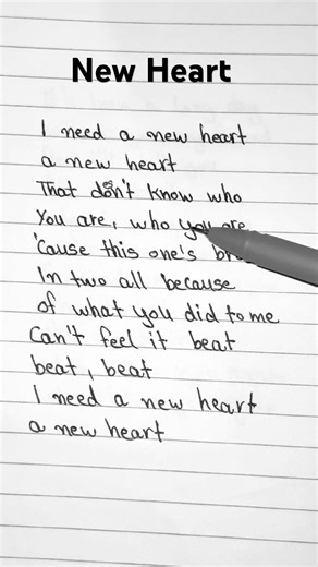 Crash Adams - New Heart part 1 lyrics #crashadams #heart #newheart #crash #lyrics