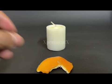🤯 🍊 FIRE & ORANGE Experiment | Fire experiment | fire and orange peel experiment #sciencehacks