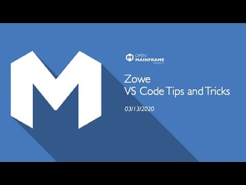 Zowe and VSCode - Tips and Tricks