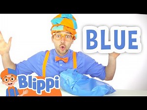The Blue Song with Blippi | Colors Song for Kids | Educational Videos for Kids