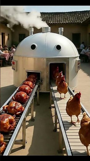 This Automatic Chicken Machine is From 2077 🤯