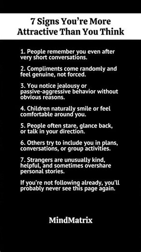 7 Signs You’re More Attractive Than You Think | Psychology Facts About Attraction...