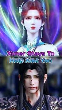 Xun'er Risks Her Life For Xiao Yan #shorts #anime #donghua #btth #xiaoyan #xuner #yaolao #yosho