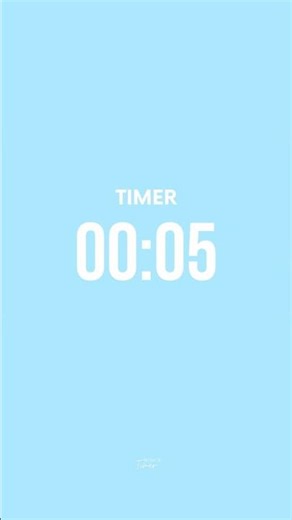 ⏱️ 5 SECONDS COUNTDOWN TIMER with Finish Alarm Sound 🔔⏰
