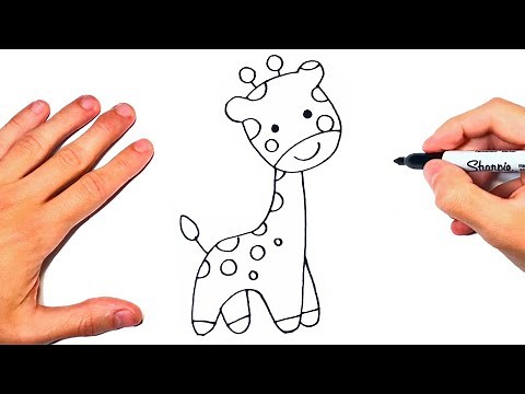 Como DIBUJAR una JIRAFA paso a paso
