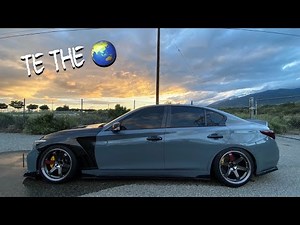 MORE CAMBER & TE37'S ON THE Q50!