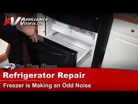Kenmore Refrigerator Repair - Freezer Is Making an Odd Noise - evaporator fan motor
