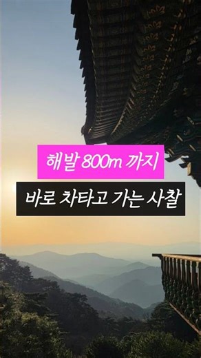 해발 800미터 차타고 가는 천년고찰 불교 소원성취 사찰여행 반야심경 천수경 금강경 목탁소리 관세음보살 나무아미타불 스님 불경 옴마니반메훔 우리말