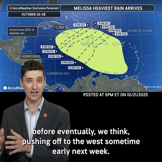 16K views · 179 reactions | Tropical Storm Melissa formed on Tuesday...