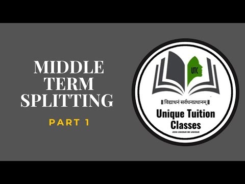 Middle Term Splitting (PART 1)