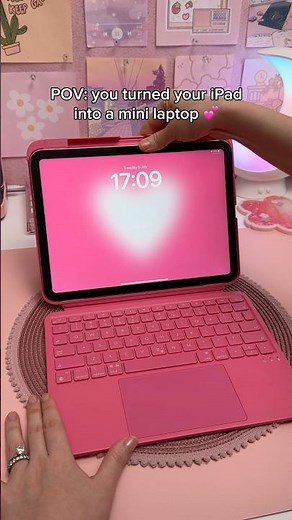 turned my iPad into a laptop 💕 digital note taking | iPad accessories | iPad keyboard case