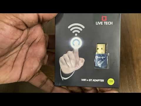 Live Tech WD03 2 in 1 Wireless USB Blue-Tooth +WiFi Adapter for PC Computer