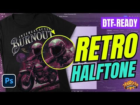 Photoshop Halftone Hack for Killer DTF Prints!