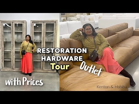 RESTORATION HARDWARE Outlet TOUR *New Store! Cary, NC Fall 2023 #restorationhardware #luxuryhome