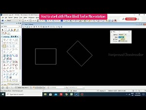 How to work with Place Block Tool in Microstation ?