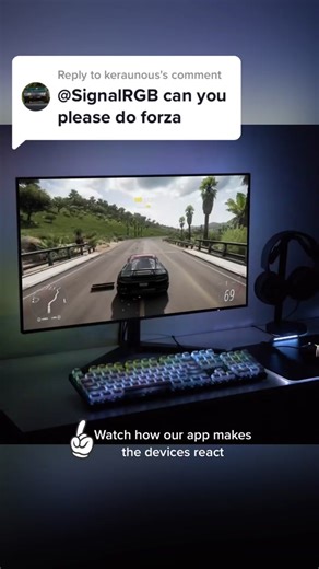 RGB Effects in Forza Horizon 5