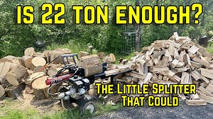 22 ton log splitter real world test