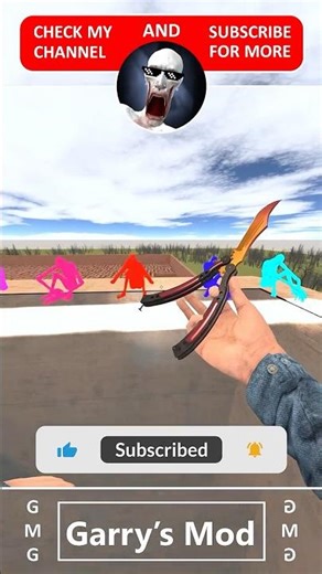 Funny SCP 096 gmod chase #shorts #usa #gmod #sandbox