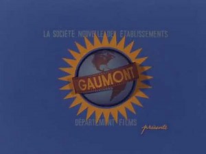 Gaumont logo (1958) - Ultra Rare Color Variant!