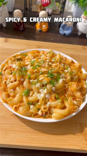 Spicy and creamy macaroni recipe #shorts #recipe #macaroni #pasta #trending #viral #shortvideo #food