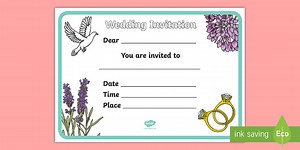 Design a Wedding Invitation