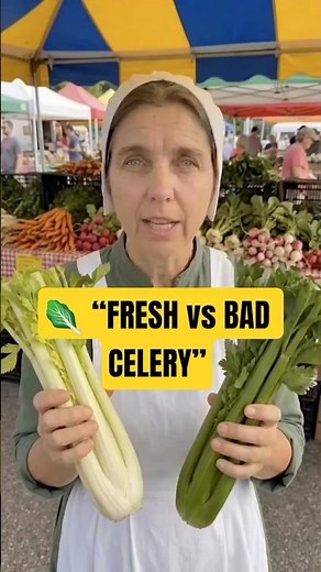 How to Choose the Best Celery | Fresh & Healthy Tips 🥬 #amish #health #grocery #celery #foodhacks