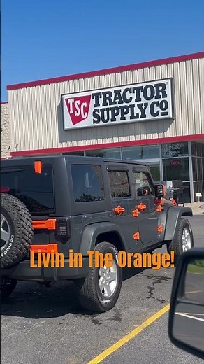 Orange Accents Changed EVERYTHING! 🧡🖤 | Jeep Wrangler