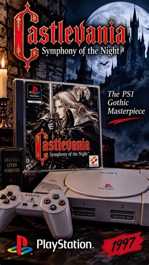 Castlevania: Symphony of the Night — The PS1 Gothic Masterpiece 🦇 #castlevania