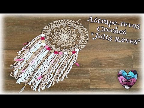 Crochet Dreamcatcher "Pretty Dreams" Bohemian "Lidia Crochet Knitting"