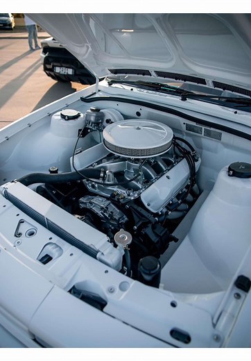 Are you dreaming?! Nope - this engine bay is 100% real, and it lives in the iconic VL Calais #Levndi, featured right on our business logo. Turn it up and take it in. Got questions or need work done? DM us anytime — whether it's through us or our trusted partners at @MuscleCarRestorations, we've got you covered. #commodore #vl #calais #304 #engine #enginebay #shaved #motorex #summernats #showcar #musclecar #aussie #tuff #street #tuffstreet #v8