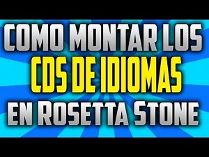 (100% EXPLICADO) Como Los Montar CDs de Idioma en Rosetta Stone