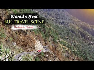 World's Best Bus Travel Scene in India 😱 || Ambala to Shimla by HRTC Bus 🚍