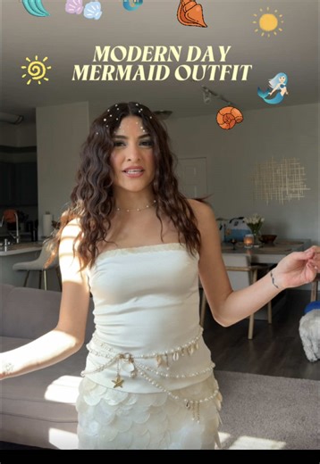 Modern Day Mermaid Costume for Birthday Party