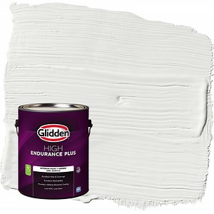 Glidden HEP Grab-N-Go White Flat Interior Paint with Primer, 1 Gallon
