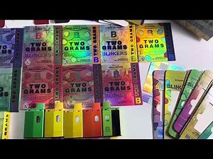 blinkers 2g disposable vape with screen 2 grams preheating variable voltage empty