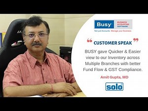 BUSY Accounting Software | Review - SOLO