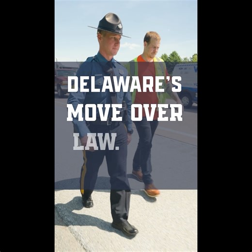 Learn about Delaware’s expanded Move Over Law. If you see a stopped vehicle with its lights flashing on the roadside, you must move over or slow down. Dozens of people have been hit every year. The fine for a first offense? $250. Save lives and money by moving over. Check out the new law: https://bit.ly/3YCievJ. #MoveOver #ArriveAliveDE | Delaware Office of Highway Safety