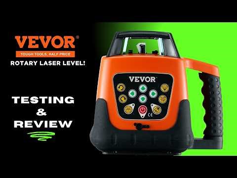 Field Testing VEVOR Rotary Laser Level - Best Jobsite Laser?