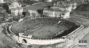 In 1907, Syracuse University opens Archbold Stadium, called then the ‘greatest athletic arena in America’