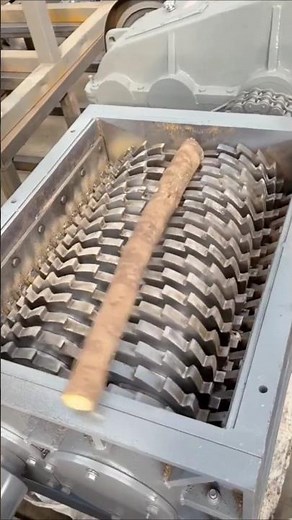 Satisfying Industrial Shredder Crushing Wood! 🪵💥
