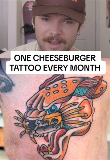 Cheeseburger Tattoo Challenge for 2024